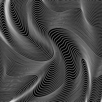 Vector abstract lines pattern. Waves background Stock Illustration