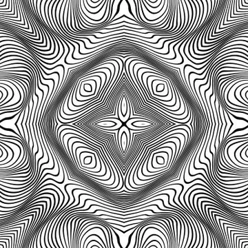 Vector abstract lines pattern. Waves background 스톡 일러스트
