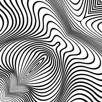 Vector abstract lines pattern. Waves background 스톡 일러스트