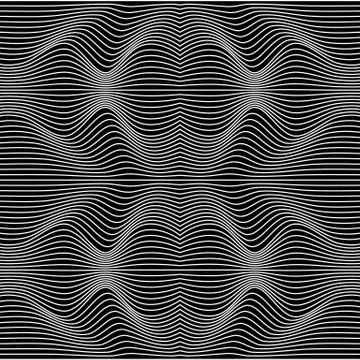 Vector abstract lines pattern. Waves background Stock Illustration
