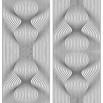 Vector abstract lines pattern. Waves background Stock Illustration