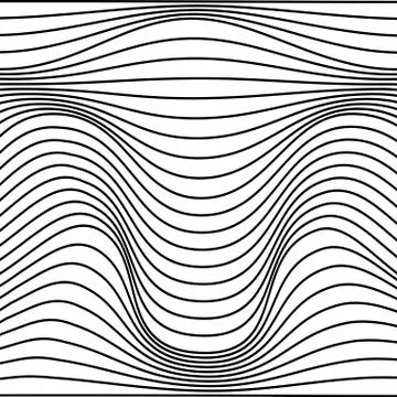 Vector abstract lines pattern. Waves background Illustrazione stock
