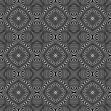 Vector abstract lines pattern. Waves background Stock Illustration