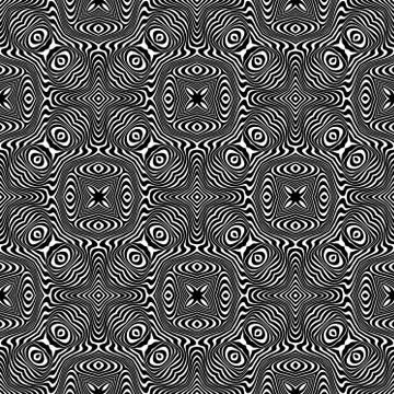 Vector abstract lines pattern. Waves background Stock Illustration