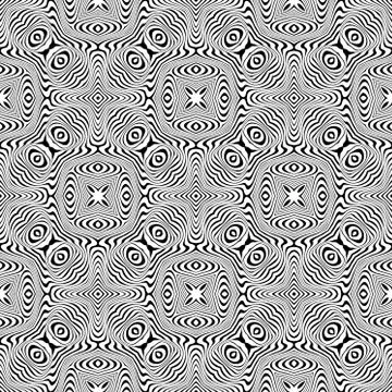 Vector abstract lines pattern. Waves background Stock Illustration