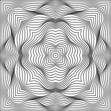 Vector abstract lines pattern. Waves background 스톡 일러스트