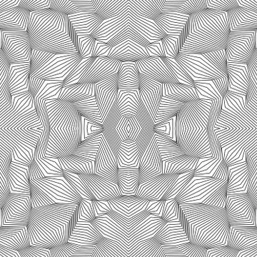 Vector abstract lines pattern. Waves background Stock Illustration