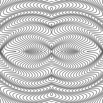 Vector abstract lines pattern. Waves background 스톡 일러스트