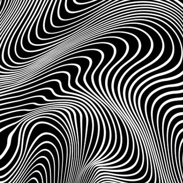 Vector abstract lines pattern. Waves background Stock Illustration