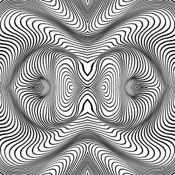 Vector abstract lines pattern. Waves background Illustrazione stock