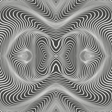 Vector abstract lines pattern. Waves background Stock Illustration