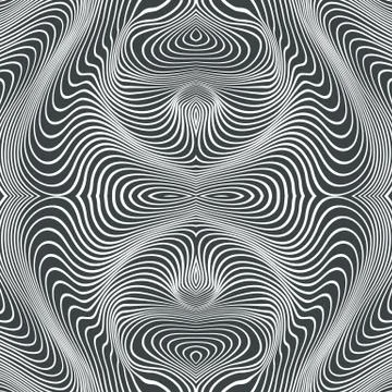 Vector abstract lines pattern. Waves background Stock Illustration