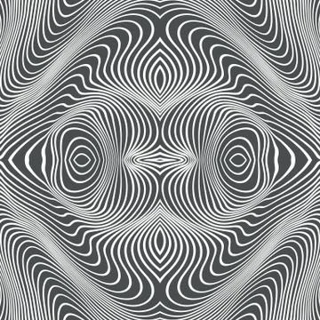 Vector abstract lines pattern. Waves background Stock Illustration