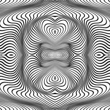 Vector abstract lines pattern. Waves background 스톡 일러스트