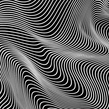 Vector abstract lines pattern. Waves background Stockillustratie