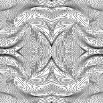 Vector abstract lines pattern. Waves background Illustrazione stock