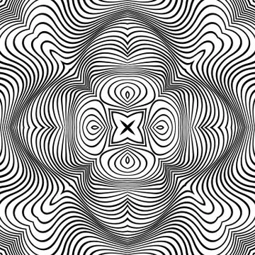 Vector abstract lines pattern. Waves background Stock Illustration