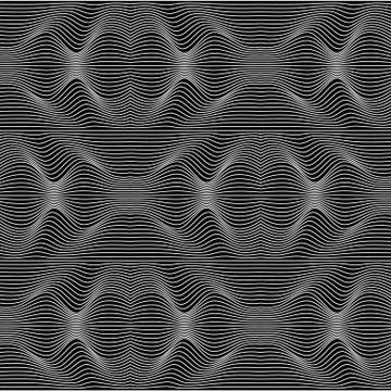 Vector abstract lines pattern. Waves background イラスト素材