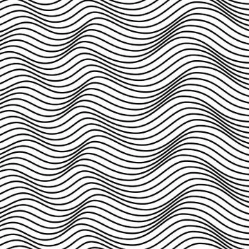 Vector abstract lines pattern. Waves background イラスト素材