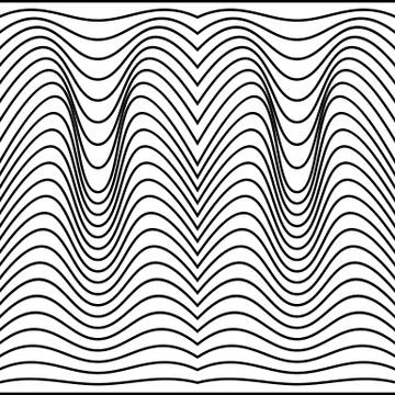 Vector abstract lines pattern. Waves background Stock Illustration