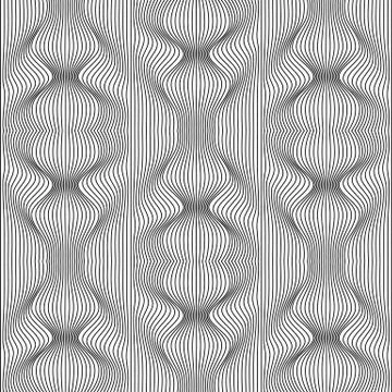 Vector abstract lines pattern. Waves background 스톡 일러스트
