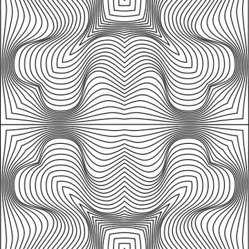 Vector abstract lines pattern. Waves background Stock Illustration
