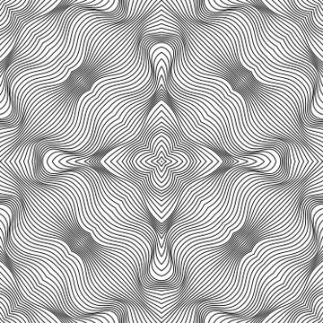 Vector abstract lines pattern. Waves background 스톡 일러스트