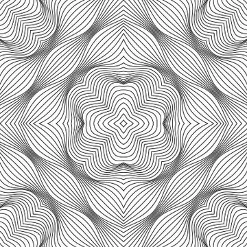 Vector abstract lines pattern. Waves background Illustrazione stock