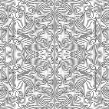 Vector abstract lines pattern. Waves background Illustrazione stock