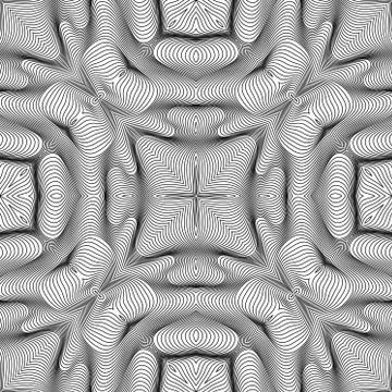 Vector abstract lines pattern. Waves background Illustrazione stock