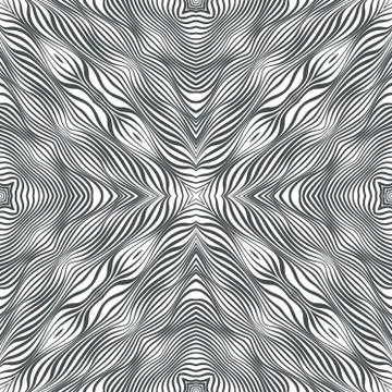 Vector abstract lines pattern. Waves background Illustrazione stock