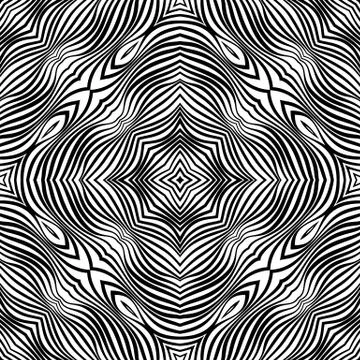 Vector abstract lines pattern. Waves background Stock Illustration