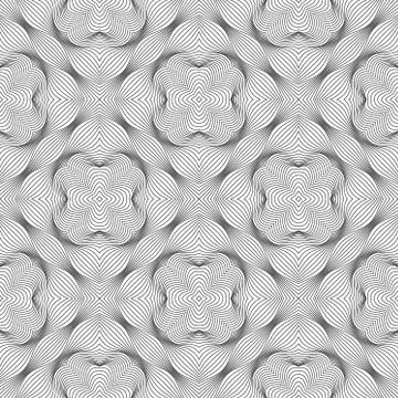 Vector abstract lines pattern. Waves background 스톡 일러스트