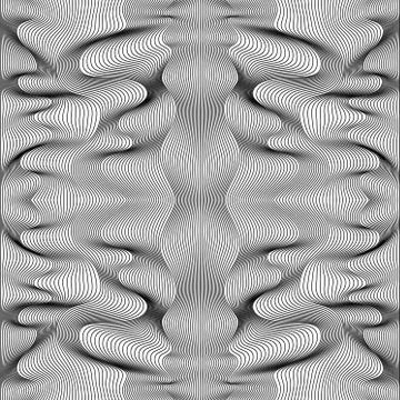 Vector abstract lines pattern. Waves background 스톡 일러스트