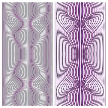 Vector abstract lines stripes design elements. Stock Illustration