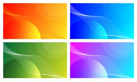 Vector abstract lines wavy flowing Stock Illustration