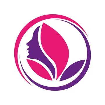 Vector abstract logo and branding design templates Beauty parlour, Skincare, Sal Stock-Illustration