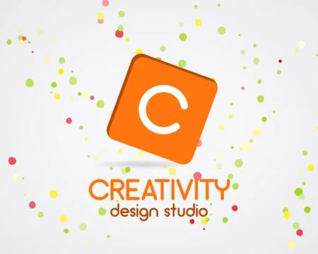 Vector abstract logo design. Creativity studio. Creative logo icon. Abstract Stock-Illustration