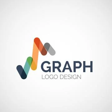Vector abstract logo design Illustrazione stock