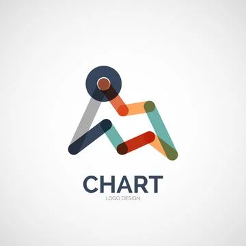 Vector abstract logo design Illustrazione stock