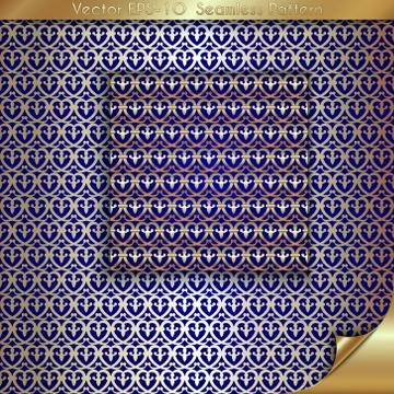 Vector abstract luxury golden background with old chain pattern Stock Illustration