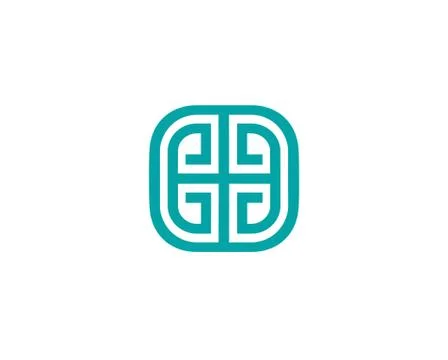 Vector abstract luxury logo design template Stock Illustration