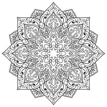 Vector abstract mandala. Stock Illustration