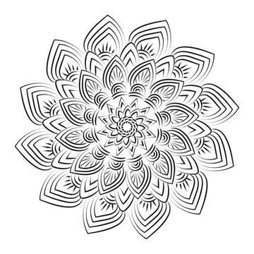 Vector Abstract Mandala Pattern design 스톡 일러스트