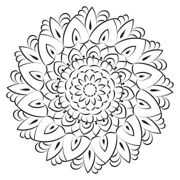 Vector Abstract Mandala Pattern design 스톡 일러스트