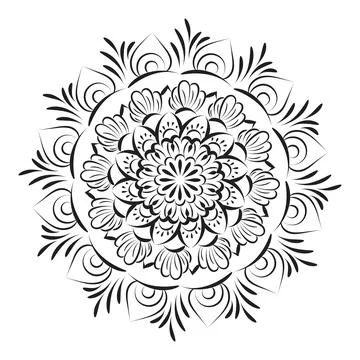 Vector Abstract Mandala Pattern design 스톡 일러스트