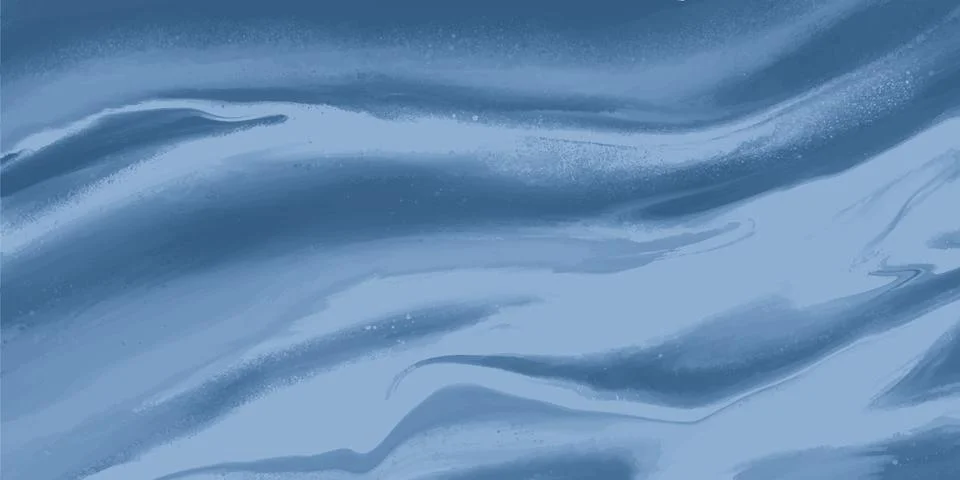 Vector abstract marble texture blue color Fluid design background Stock Illustration