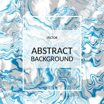 Vector abstract marble texture Fluid design background Stock Illustration