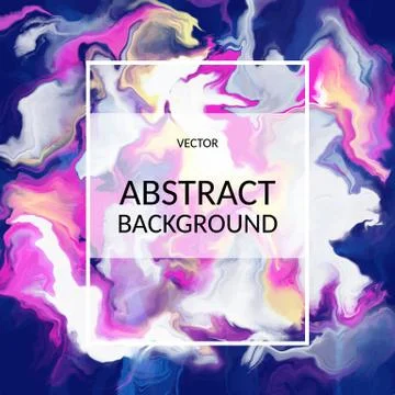 Vector abstract marble texture, Fluid design backgrounds Stock Illustration