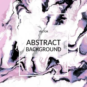 Vector abstract marble texture, Fluid design background Stock Illustration